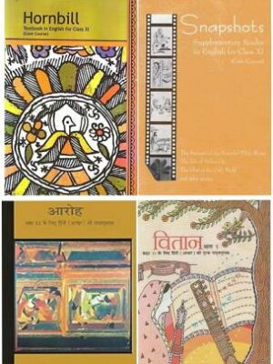 NCERT English and Hindi for Class 11- Combo of 4 books-Used Books