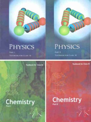 NCERT Physics Part 1 and 2 & Chemistry Part 1 and 2 for Class 11- Used Book Old Edition