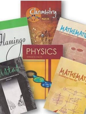 NCERT Physics, Chemistry and Mathematics Part 1 and 2 and English for Class 12- Set of 8 books- Used Book Old Edition