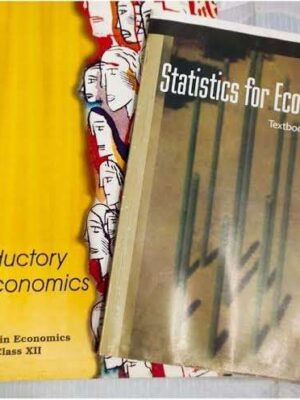 NCERT Economics Part 1 and 2 for Class 11 - Microeconomics and Statistics For Economics- Used Book Old Edition