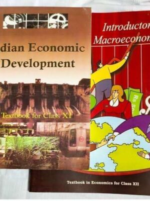 NCERT Economics Part 1 and 2 for Class 12 - Macroeconomics and Indian Economic Development- Used Book Old Edition