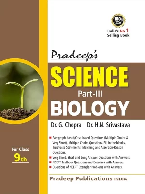 Pradeep Science Part 3 for Class 9- Biology- USED Book