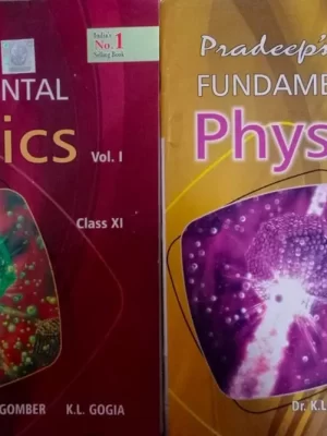 Pradeep Fundamental Physics Volume 1 & 2 for Class 12- Gomber/ Gogia- Used Book Old Edition