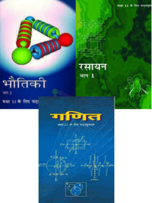 NCERT Physics, Chemistry Volume 1 & 2 and Mathematics for Class 11- HINDI Edition- Used Book Old Edition