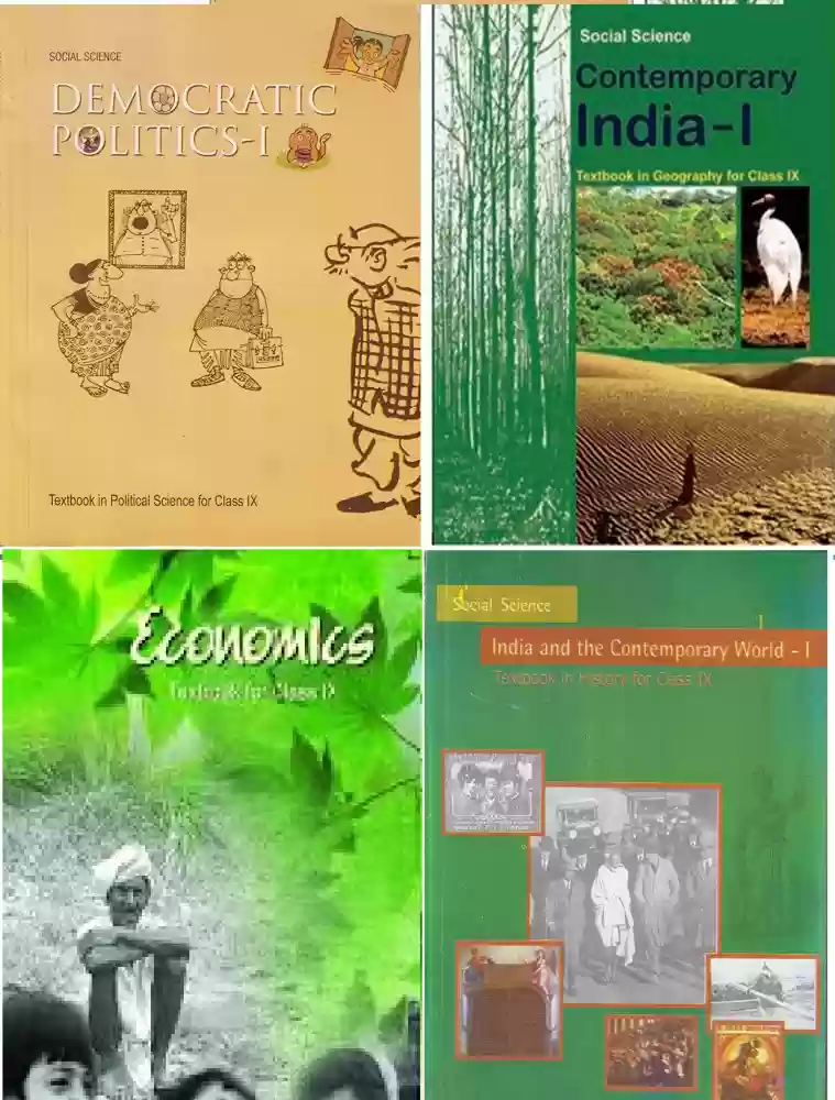 NCERT Social Science for Class 9- History, Polity, Economics and Geography- OLD Book